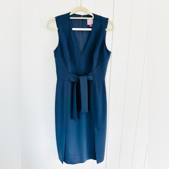 Vince Camuto Dresses & Skirts - Vince Camuto Navy Blue Midi Dress